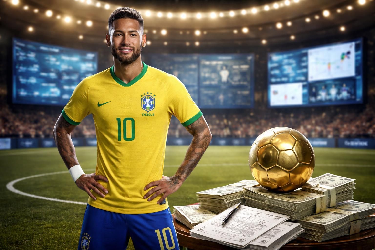 découvrez l'équilibre entre passion et business à travers le salaire impressionnant de neymar da silva santos, icône du football mondial.